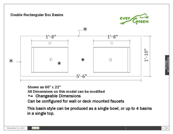 Box Style Individual Basins – Aggawa