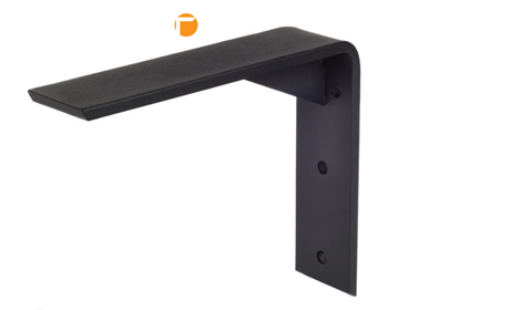 Heavy duty countertop support brackets for floating sinks