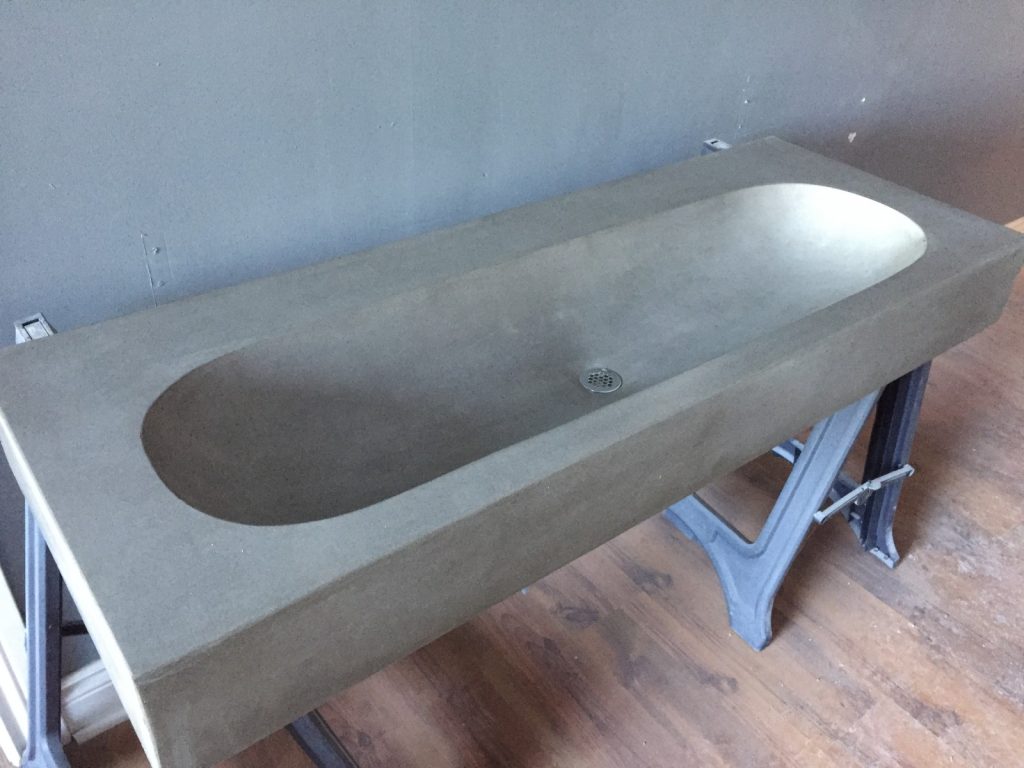 Canoe Style Trough Sink